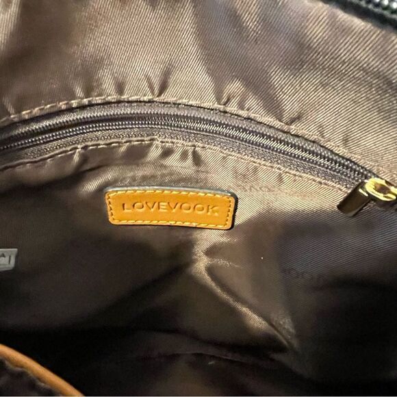 NWOT Lovevook Horizontal Stripe and Leopard Crossbody - Picture 8 of 14